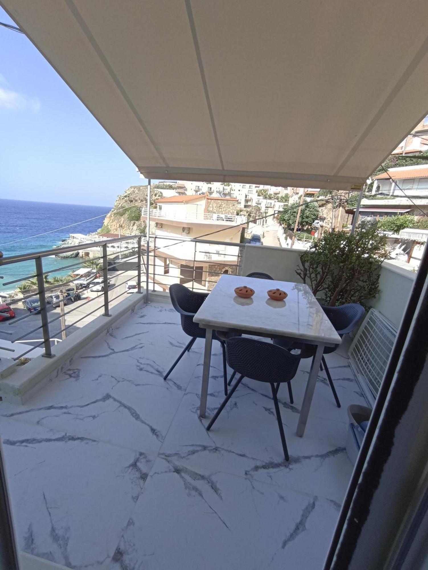 Popis Sea View Apartments Agia Pelagia  Bagian luar foto