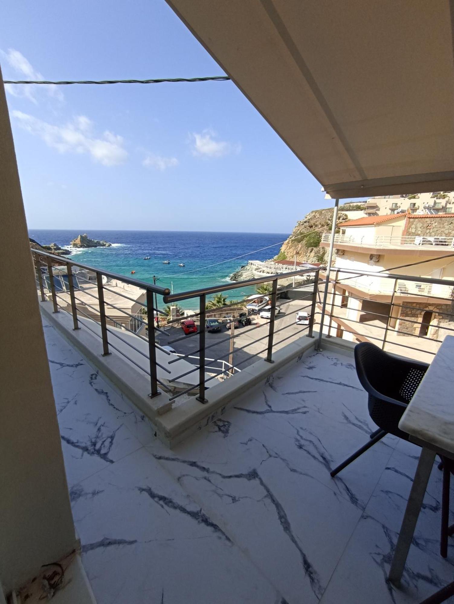 Popis Sea View Apartments Agia Pelagia  Bagian luar foto