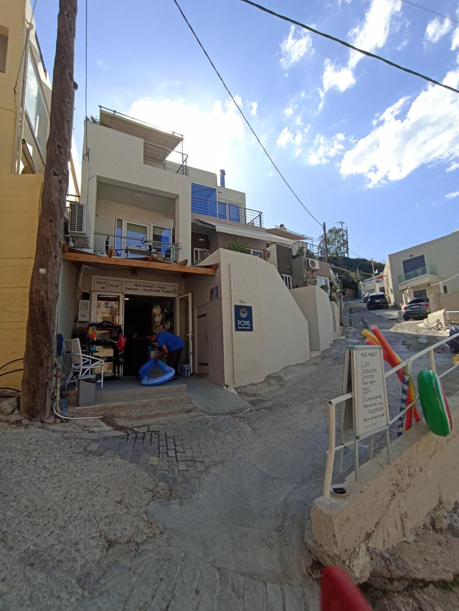 Popis Sea View Apartments Agia Pelagia  Bagian luar foto