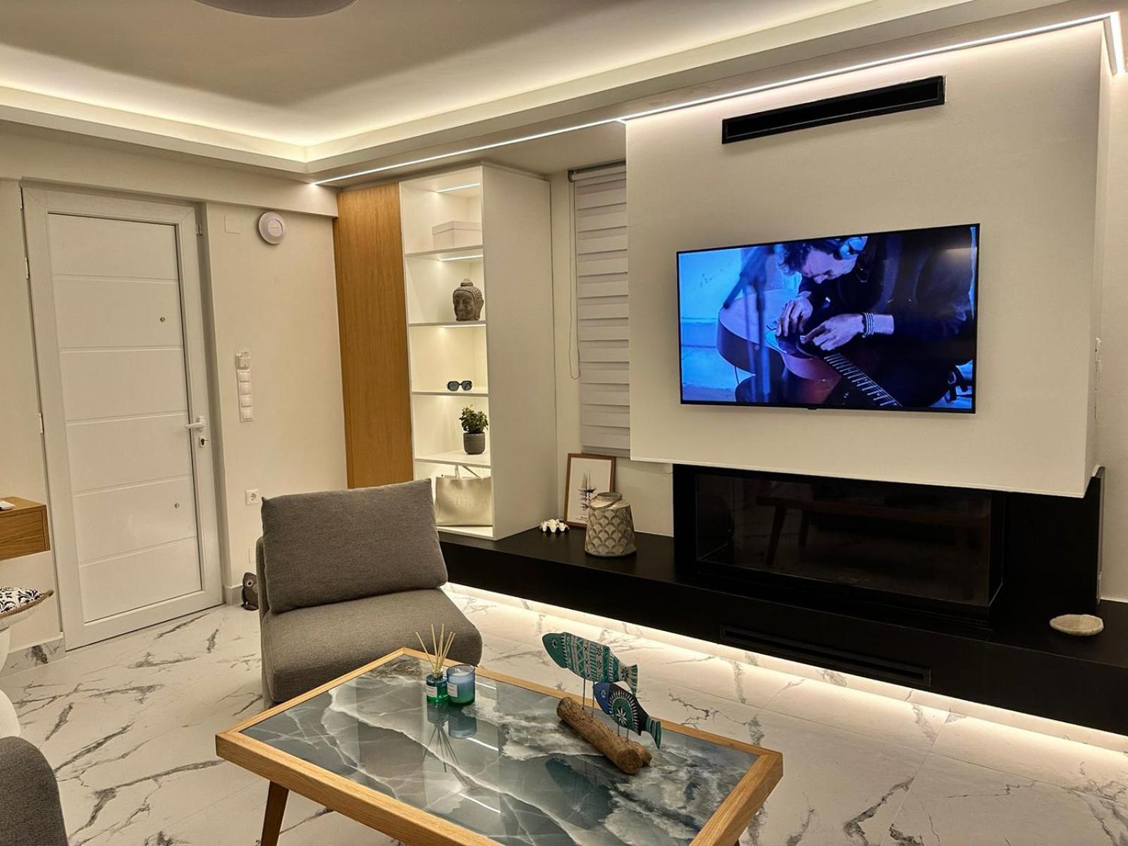 Popis Sea View Apartments Agia Pelagia  Bagian luar foto